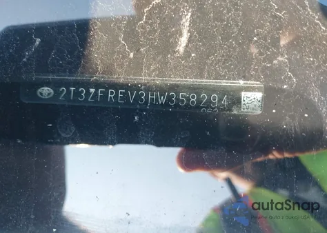 2017 Toyota Rav4 Le из США, поврежденный, VIN 2T3ZFREV3HW358294